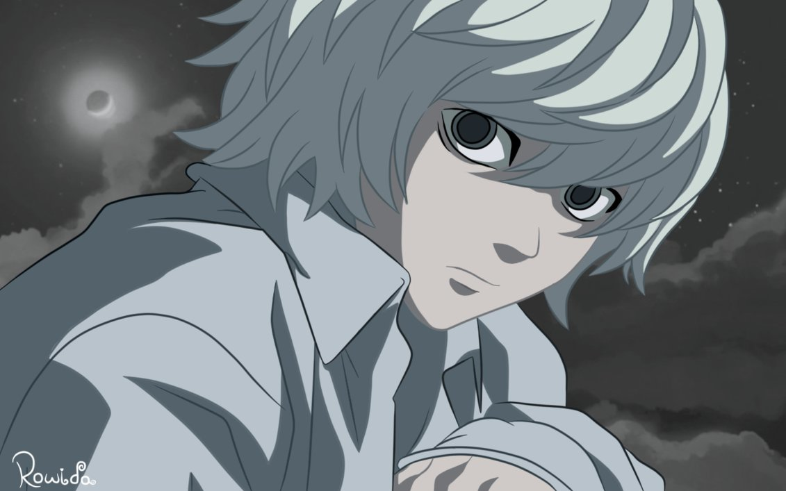 Hình ảnh anime tóc trắng mắt to cực đẹp