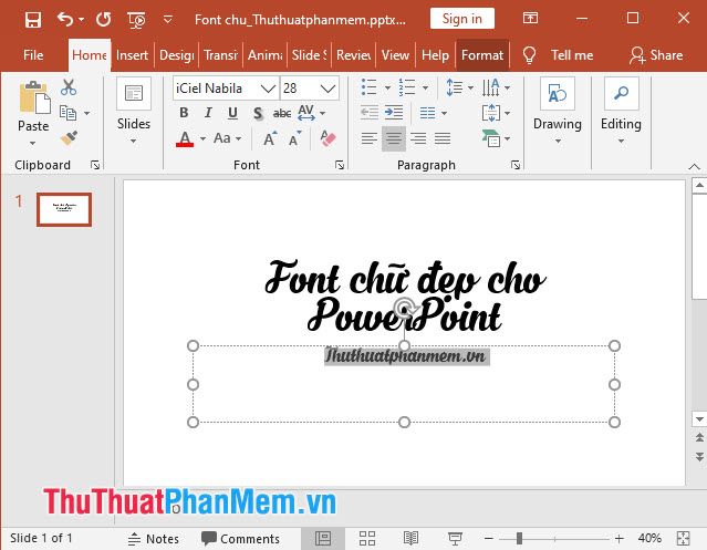 Tạo nên sự khác biệt Các phông chữ đẹp trong PowerPoint cho thuyết trình chuyên nghiệp