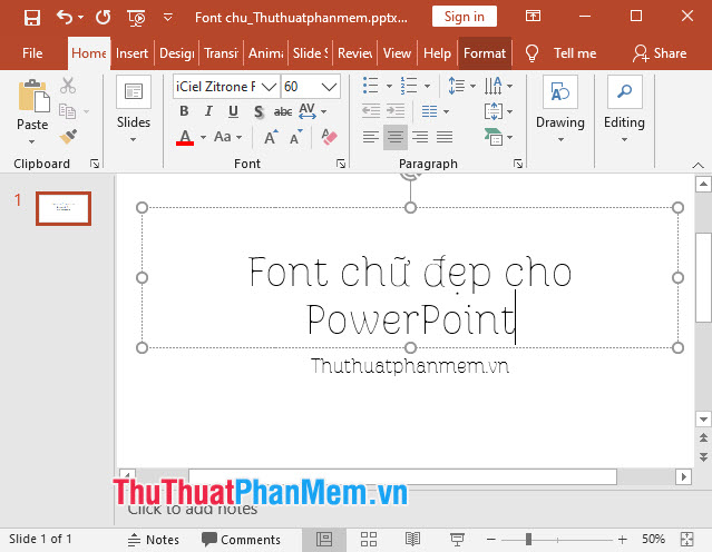 Bằng cách sử dụng font chữ PowerPoint đẹp nhất năm 2024, người dùng sẽ tạo ra những bài thuyết trình đậm chất cá nhân hơn bao giờ hết. Bạn có thể tìm thấy những font chữ đẹp và phù hợp với phong cách thiết kế của mình để tạo ra những bài thuyết trình đẹp mắt nhất.