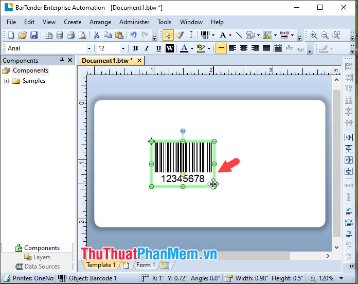 Hướng dẫn tạo và in mã vạch bằng phần mềm BarTender Barcode