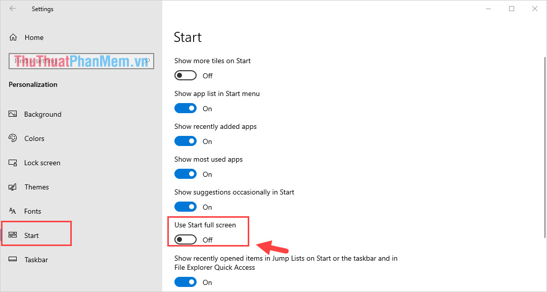 Cách sửa lỗi không mở được Start Menu trên Windows 10