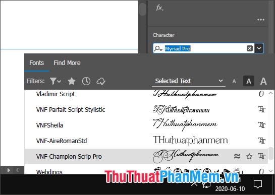 Cách cài thêm Font chữ vào Illustrator