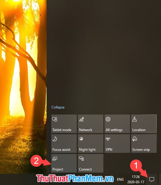 Cách sử dụng 2 màn hình trên Windows 10