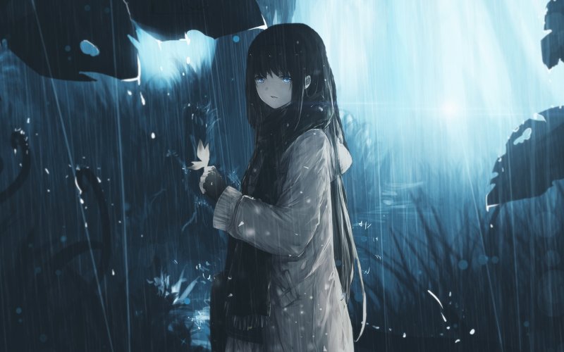 Hình ảnh anime cô đơn buồn đầy tâm trạng đẹp nhất