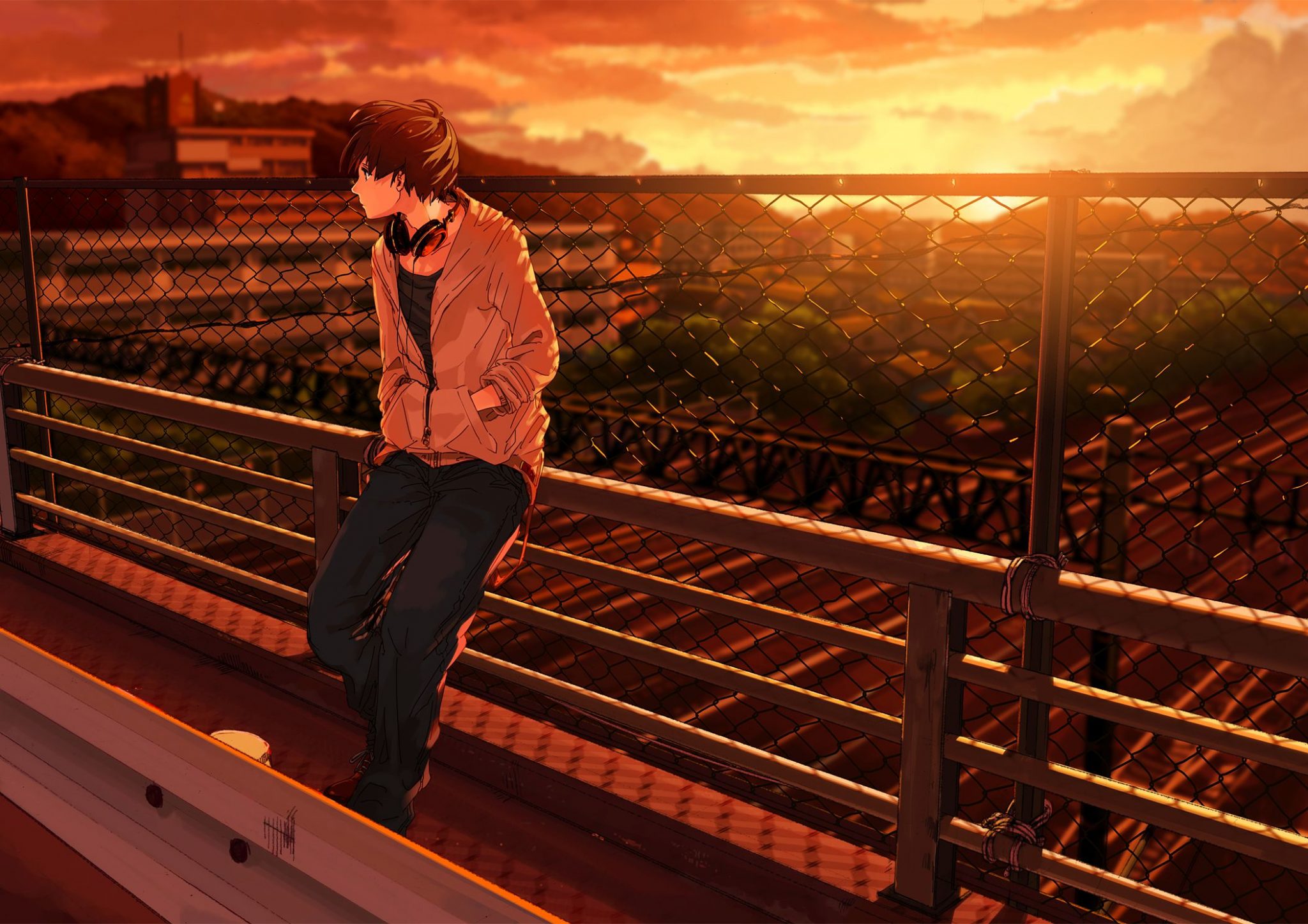 Hình ảnh boy anime lạnh lùng cô đơn