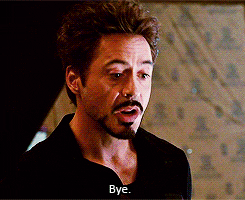 Hình động Tony Stark bye
