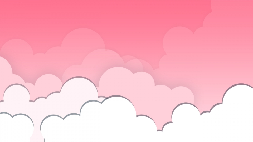 Background đám mây màu hồng