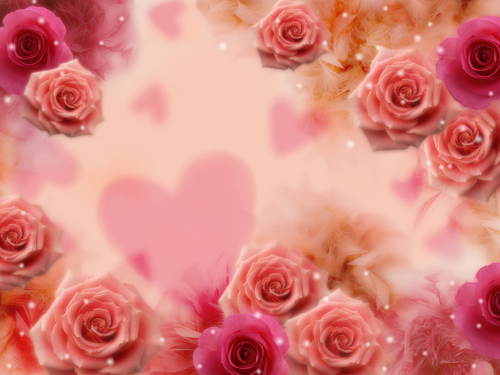 Background hoa hồng tình yêu