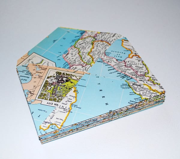 Mẫu phong bì thư bản đồ thế giới