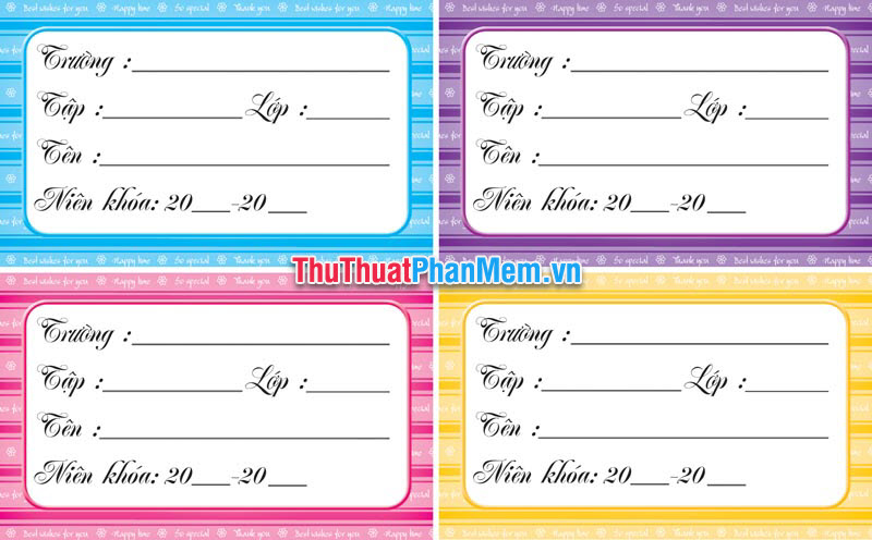 Demo Khung nhãn vở đẹp 4