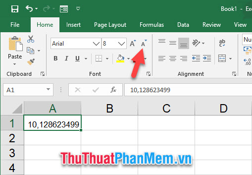 Không làm tròn số trong Excel, tắt làm tròn số trong Excel