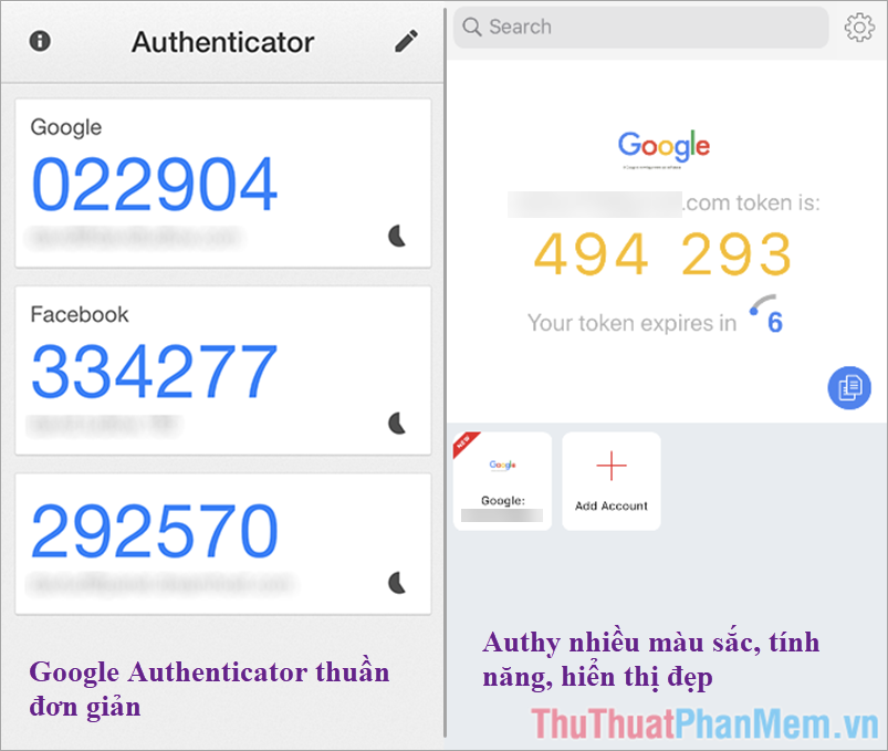 So sánh Google Authenticator và Authy, dùng cái nào tốt nhất