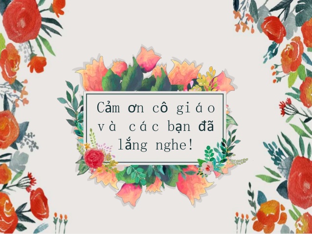 Hình ảnh cảm ơn đã lắng nghe đẹp