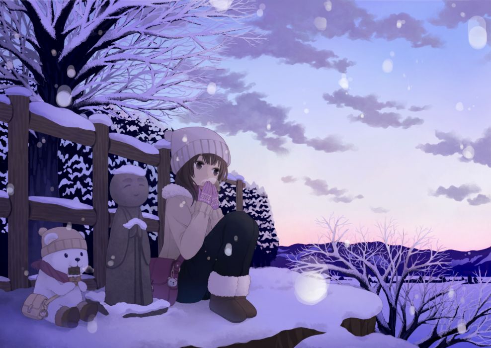 Tổng hợp 73 về hình nền mùa đông anime  cdgdbentreeduvn