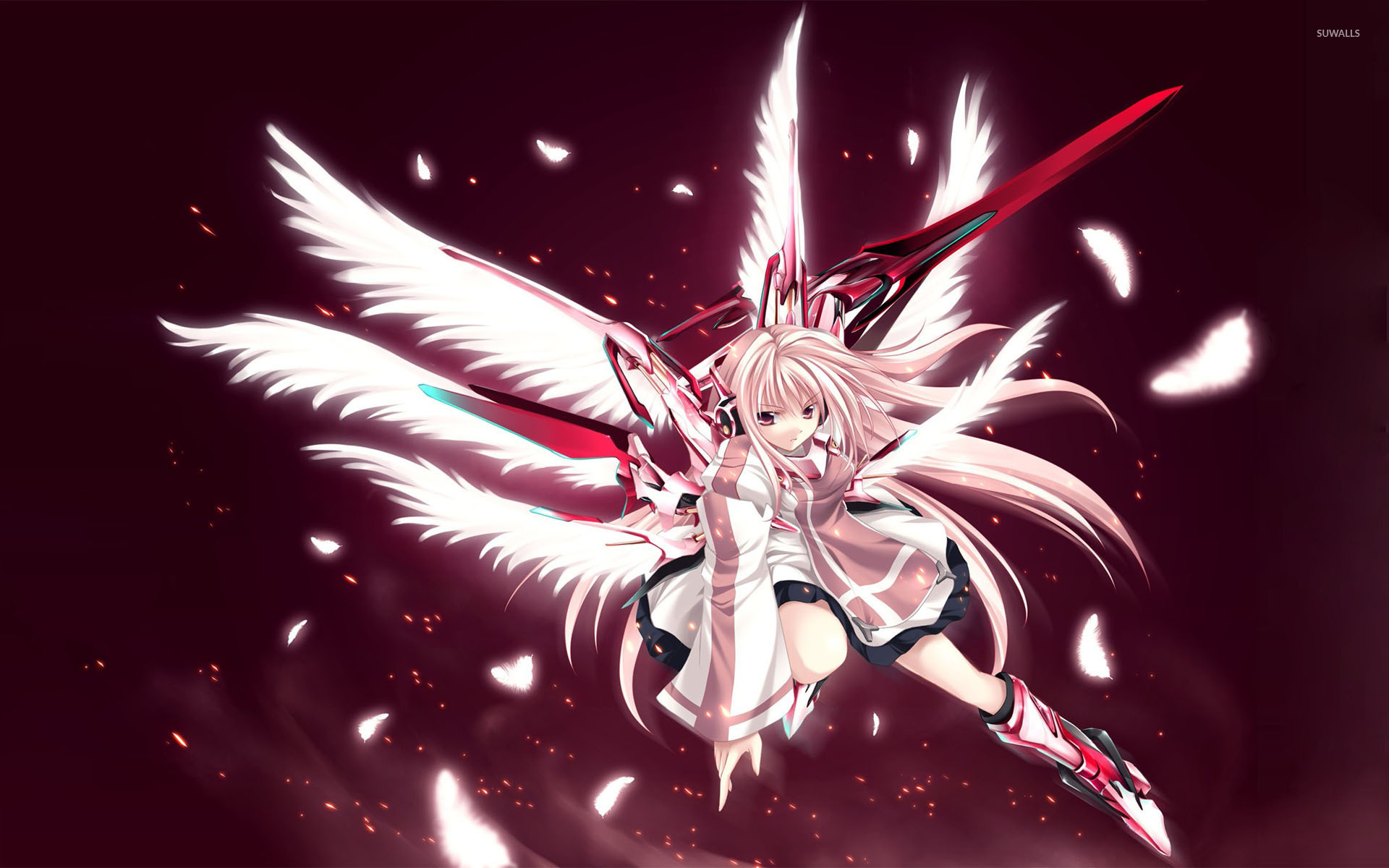 Hình ảnh đẹp về đôi cánh thiên thần trong anime