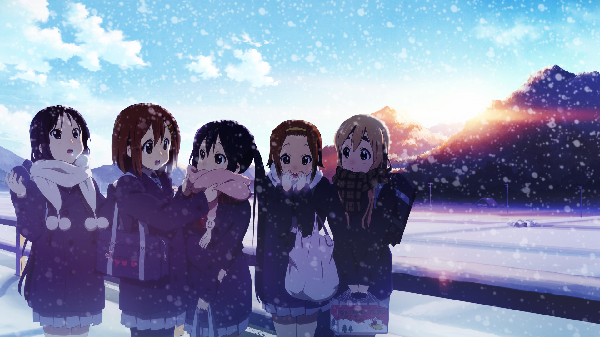 14 Anime mùa đông ý tưởng  anime mùa đông hình ảnh