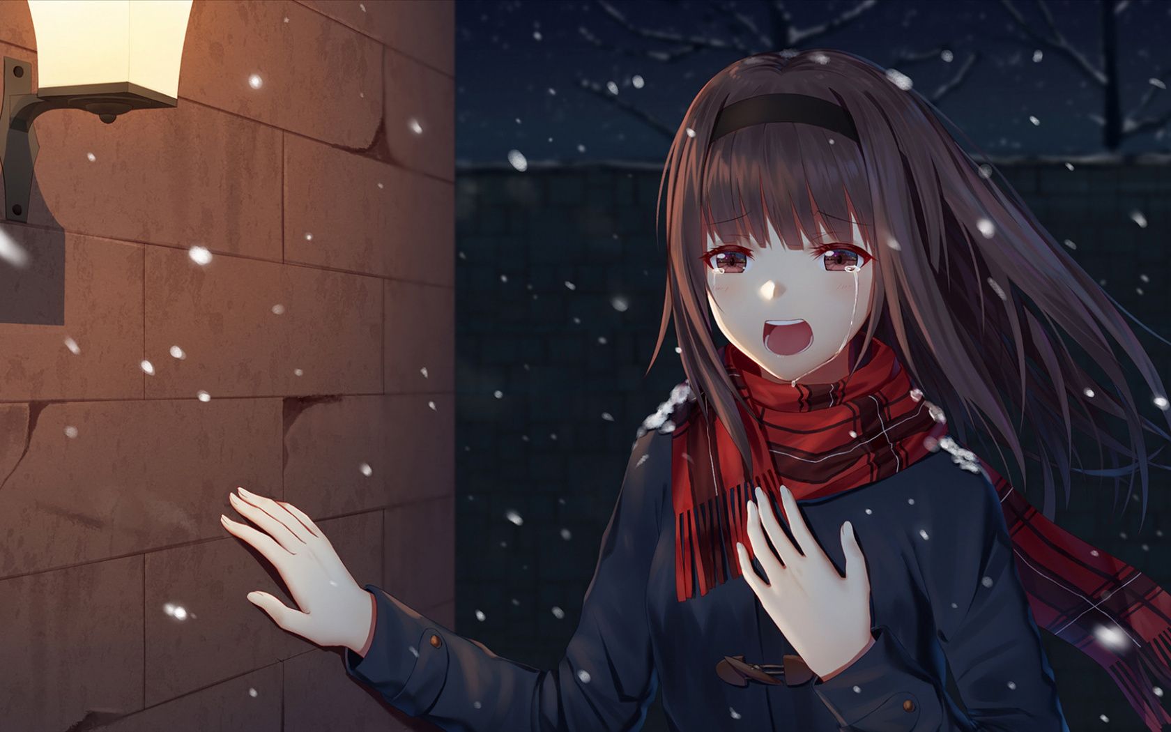Hình Anime girl khóc đẹp nhất
