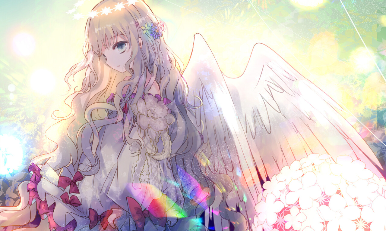 Hình ảnh anime đẹp về thiên thần