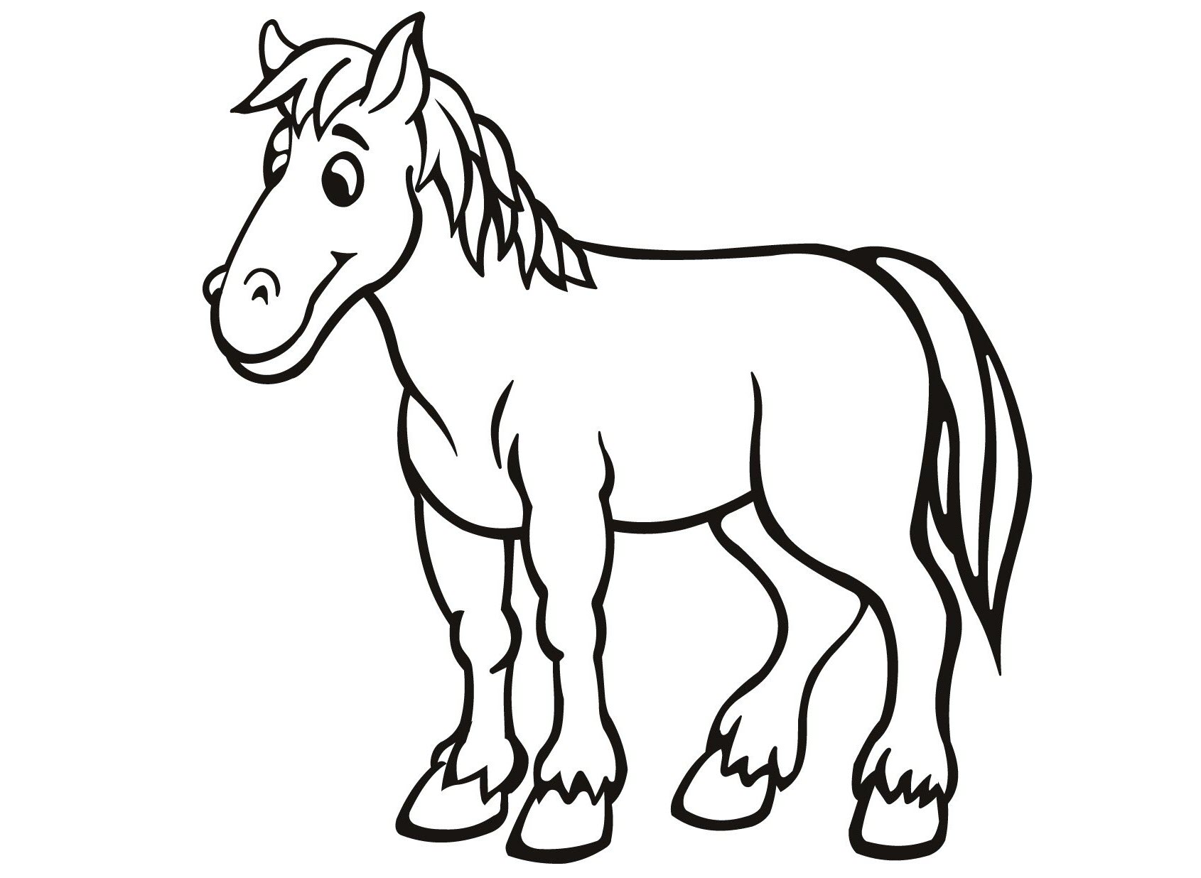 Cách vẽ một con ngựa vằn đơn giản  tô màu và vẽ sườn cho trẻ em  YouTube