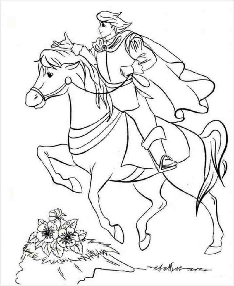 Tranh tô màu sắc cưỡi ngựa mang lại bé bỏng trai