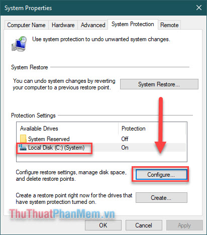 Hướng dẫn sao lưu và khôi phục Registry trên Windows 10 bằng Restore Point