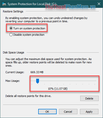 Hướng dẫn sao lưu và khôi phục Registry trên Windows 10 bằng Restore Point