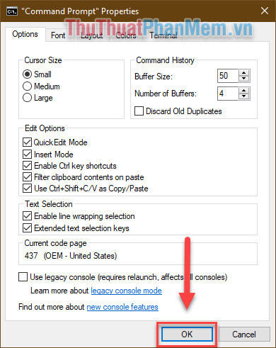 Cách bật Copy/Paste trong Windows 10 Command Prompt (CMD)