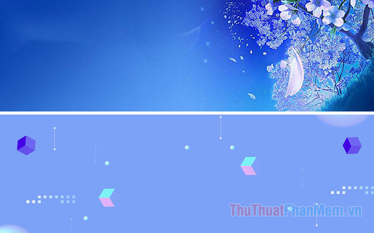 Banner blue đẹp