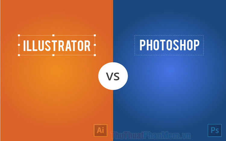 Sự khác nhau giữa Photoshop và illustrator
