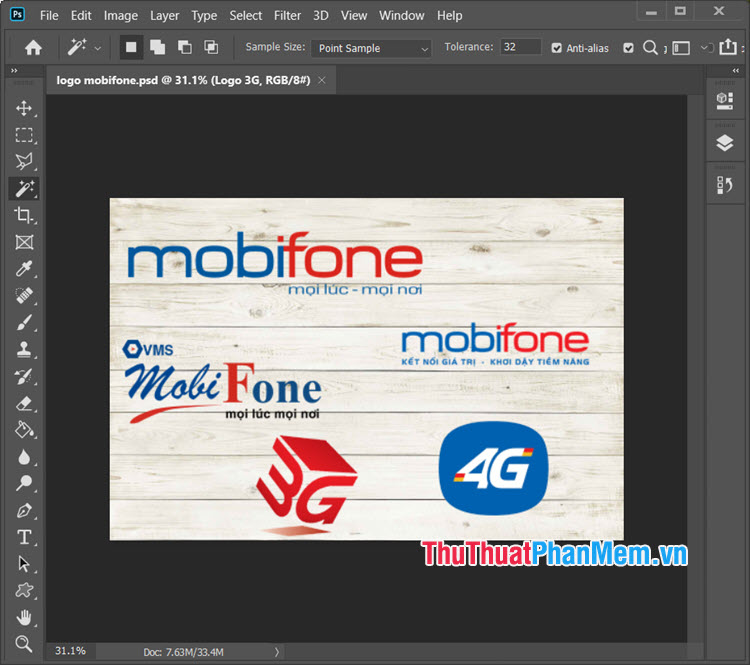 Logo Mobifone PSD đẹp