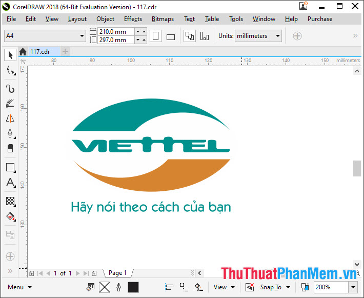 Logo Viettel vector cho CorelDraw