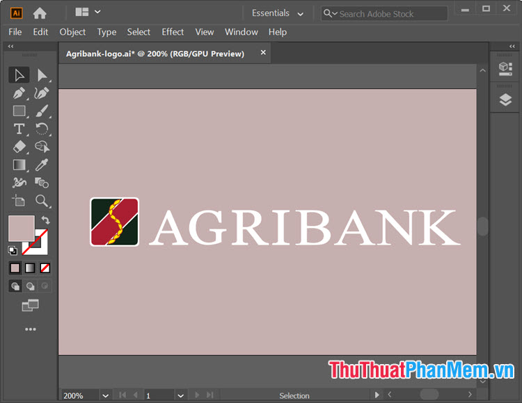 Mẫu logo Agribank cho Illustrator