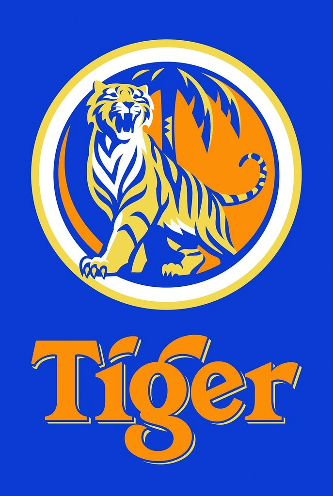 Logo bia tiger xanh