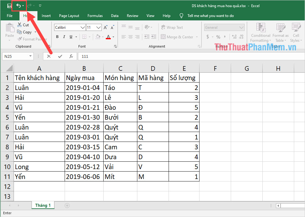Khôi phục Sheet bị xóa trong Excel