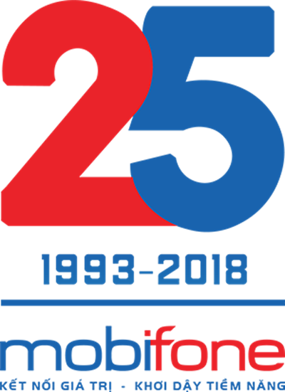 Logo mobifone 25 năm