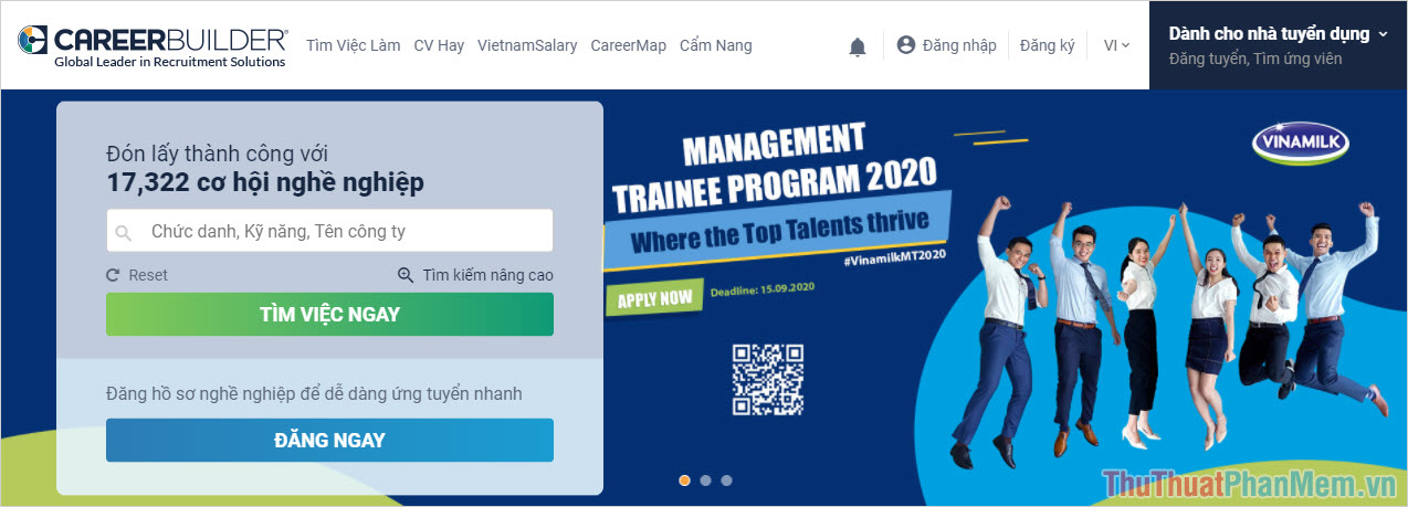 Top 10 trang web tuyển dụng hàng đầu Việt Nam