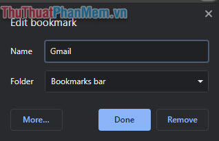 Để truy cập trực tiếp vào hộp thư đến Gmail của bạn, bạn cần tạo một dấu trang Gmail