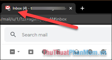 Biểu tượng Gmail hiển thị số lượng thư chưa đọc