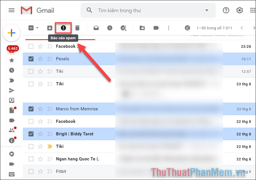 Các cách chặn thư mà bạn không muốn nhận trong Gmail