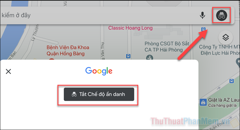 Cách dùng Google Maps ở chế độ ẩn danh
