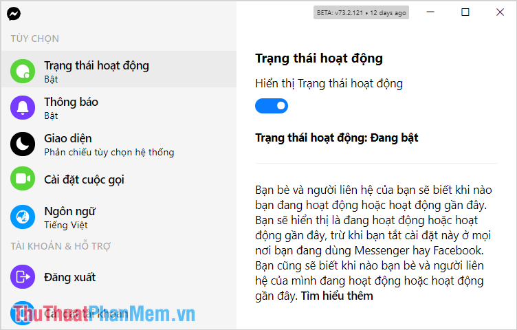 Hoàn thành các bước giao diện người dùng bằng tiếng Việt
