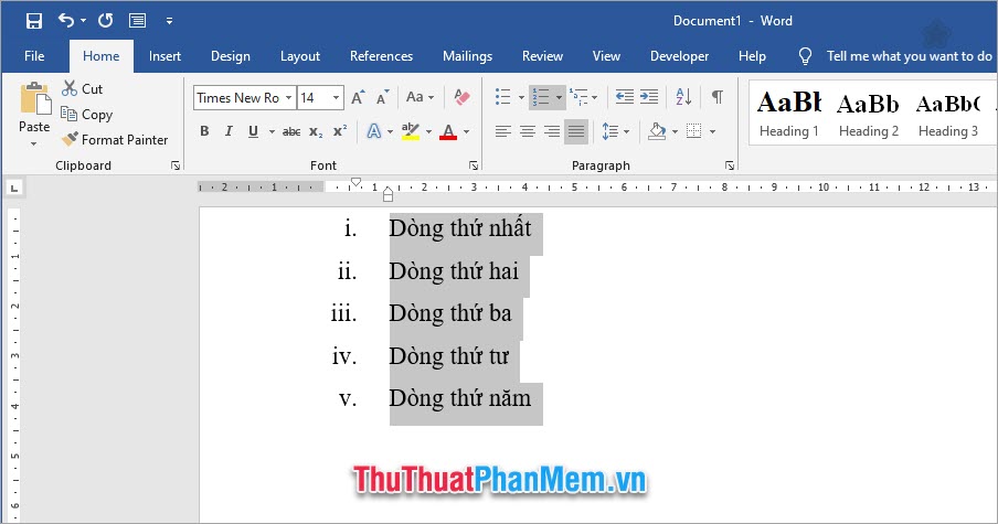 Chữ La Mã thường