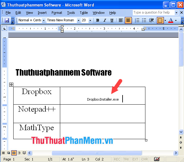 File của bạn sẽ tự động được đính kèm và hiển thị tên file