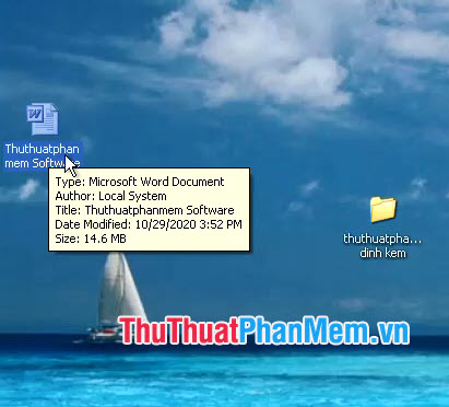 Sau khi lưu lại, bạn kiểm tra file word nếu thấy dung lượng file tăng lên là thành công