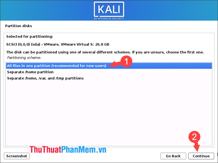 Hướng dẫn cài đặt Kali Linux trên VMware