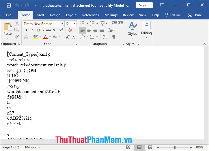 Mở khoá file word bị mã hoá khi tải file trên Internet