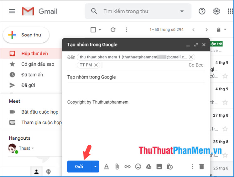 Cách tạo Group Gmail, tạo nhóm trong Gmail