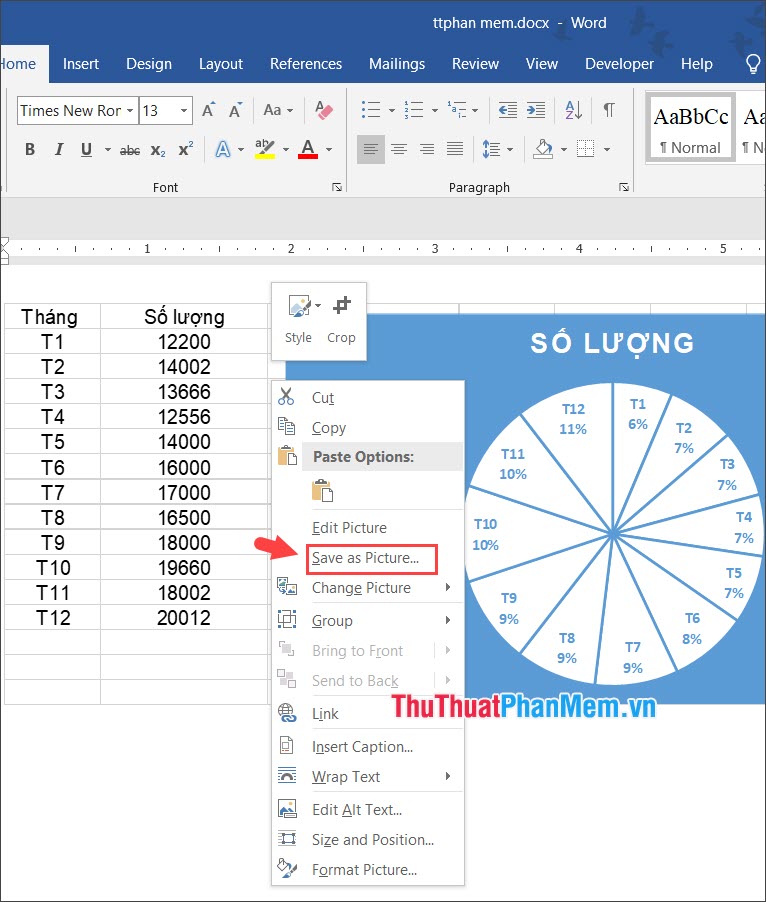 Cách chuyển file Excel sang ảnh