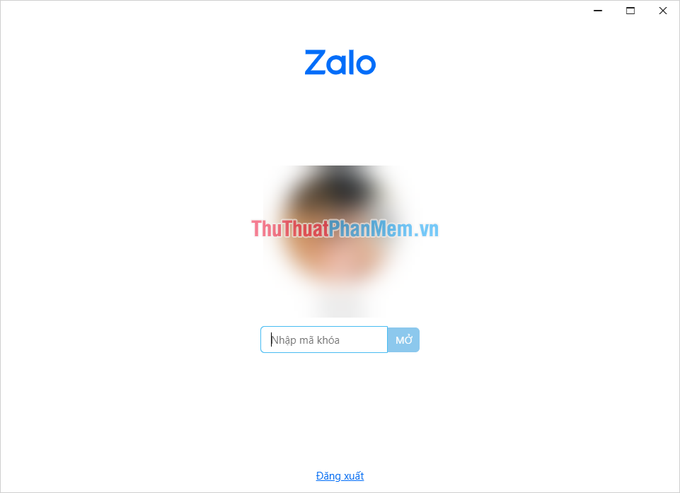 Cách đổi mật khẩu Zalo trên máy tính