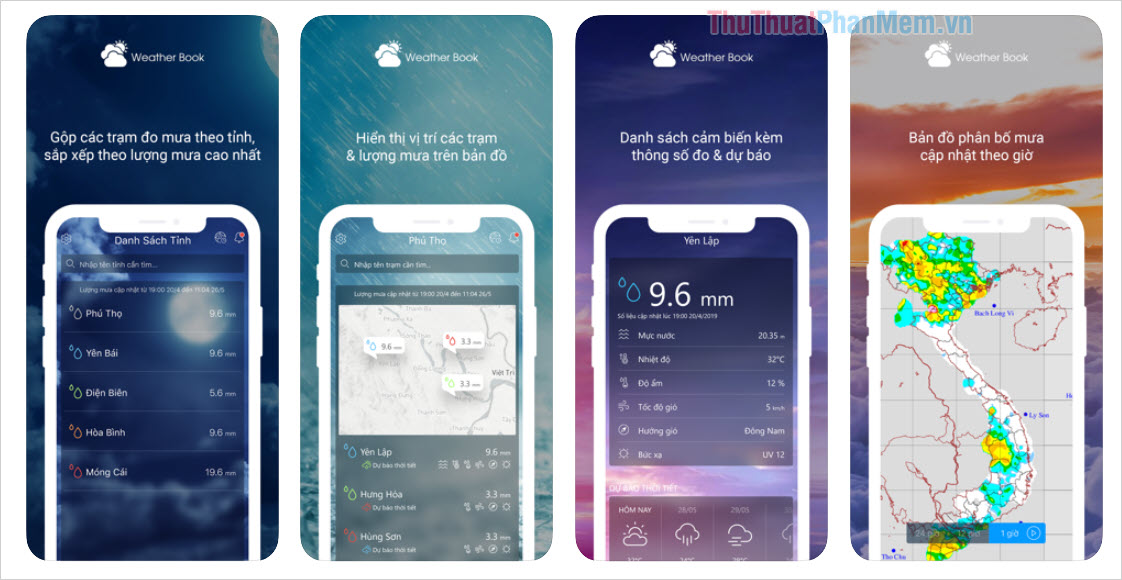 Top 5 ứng dụng dự báo thời tiết tốt nhất cho điện thoại